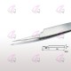 Tweezers F Type 125mm (PEP)