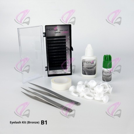 Eyelash Training Kit (Bronze) - Eyelash Extensions 101 - Perfect Eyelashes Products