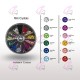 Mini Crystals Disc (12 Colours)